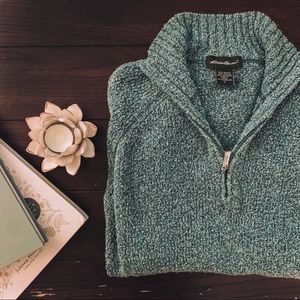 Eddie Bauer Pullover - Green Blue